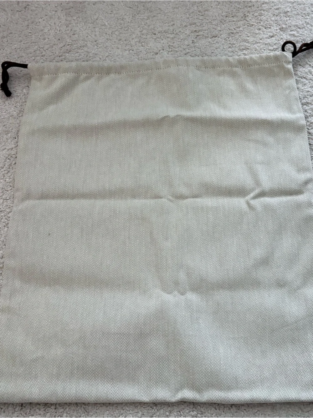 Hermès Medium Logo Drawstring Dust Bag